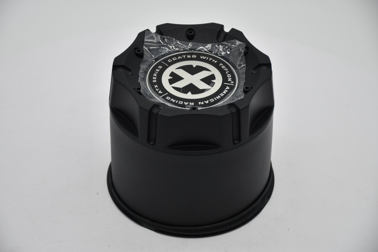 American Racing Satin Black Chrome Logo Wheel Center Cap Hub Cap 1425006918 4.5"